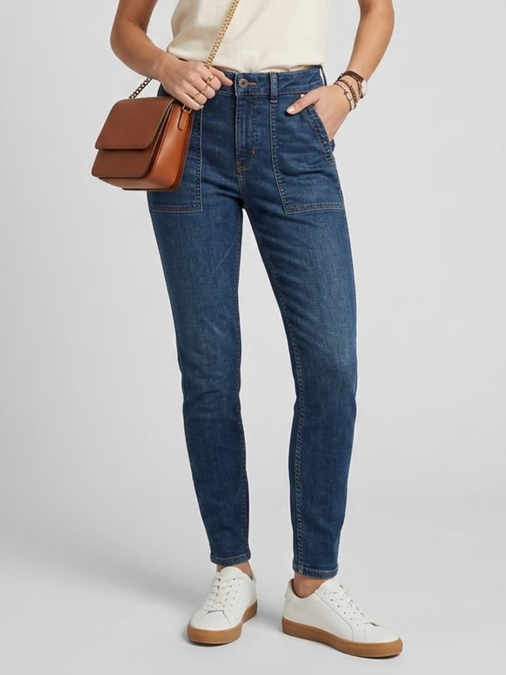 PILCRO & THE LETTERPRESS | Blue High Rise Skinny Jeans Sz 29